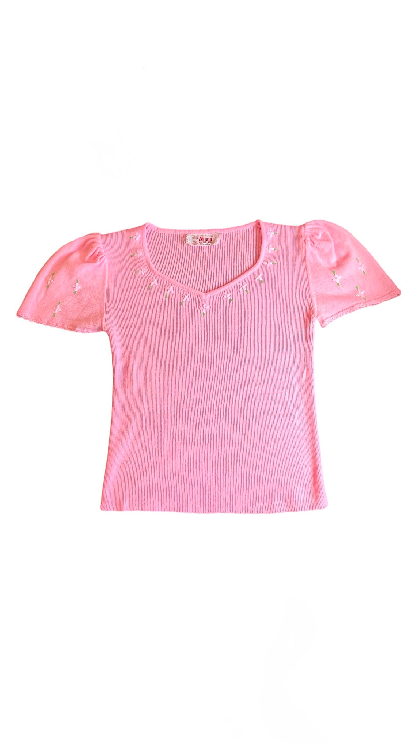 70s Embroidered Top