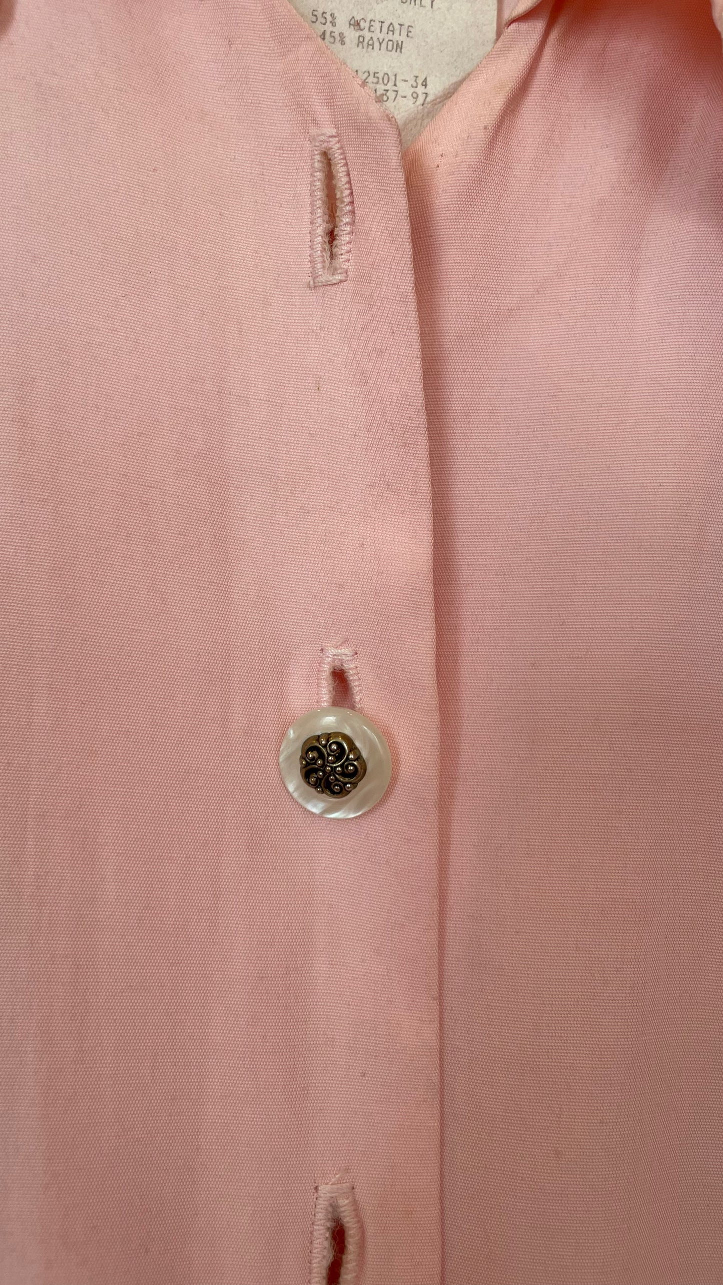 Pink Button Down Dress