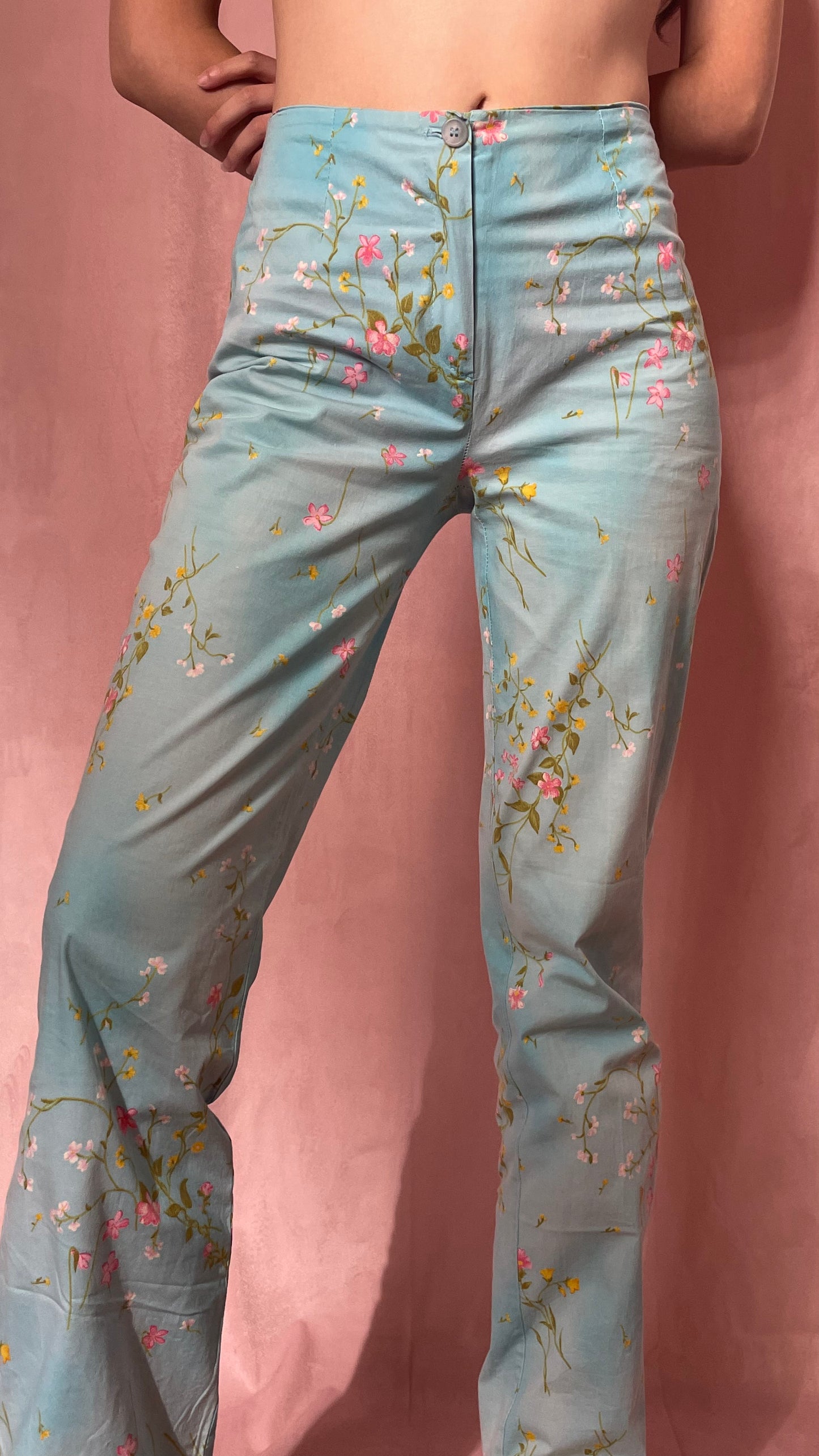 Vintage Flower Pants