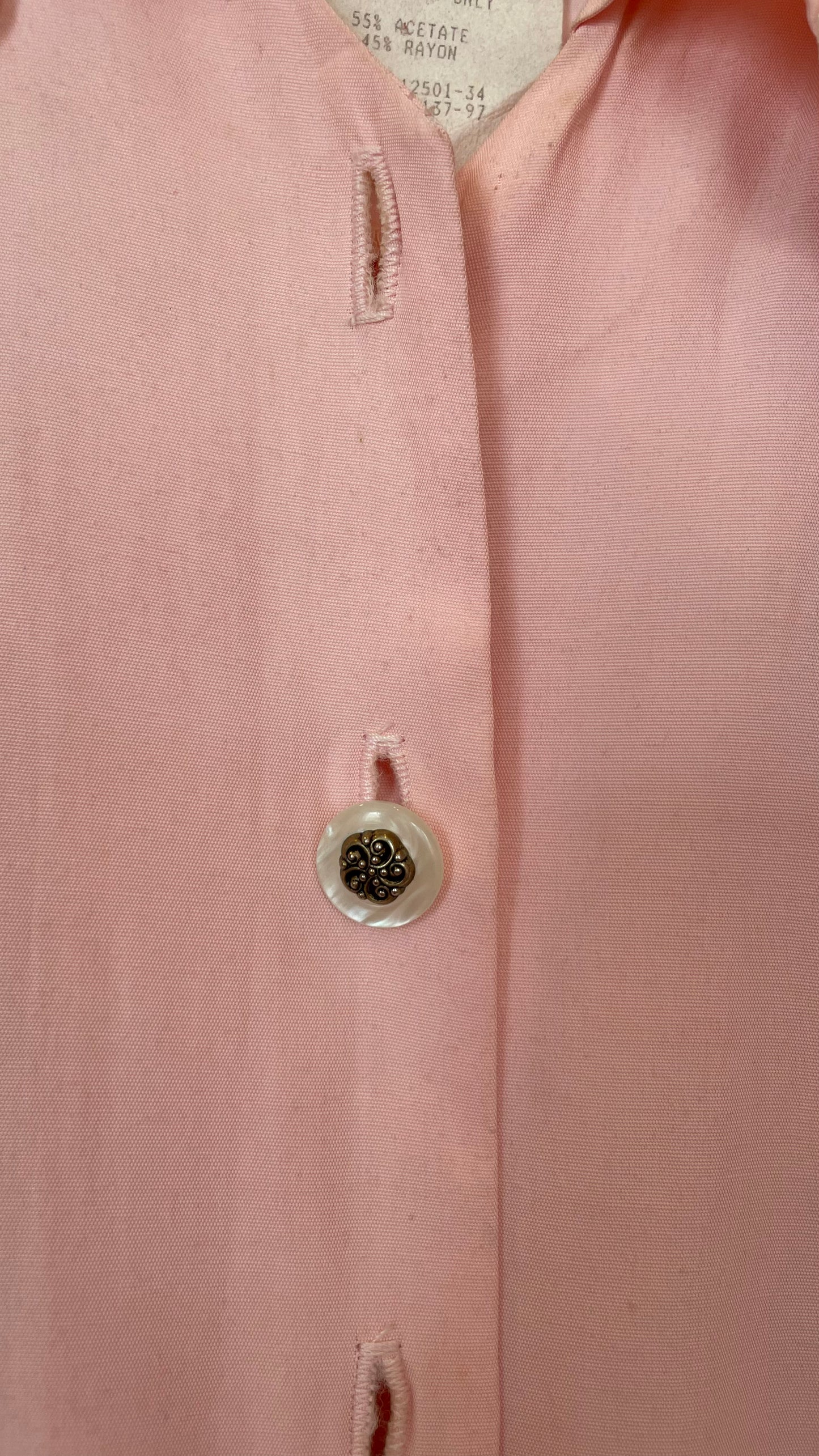 Pink Button Down Dress