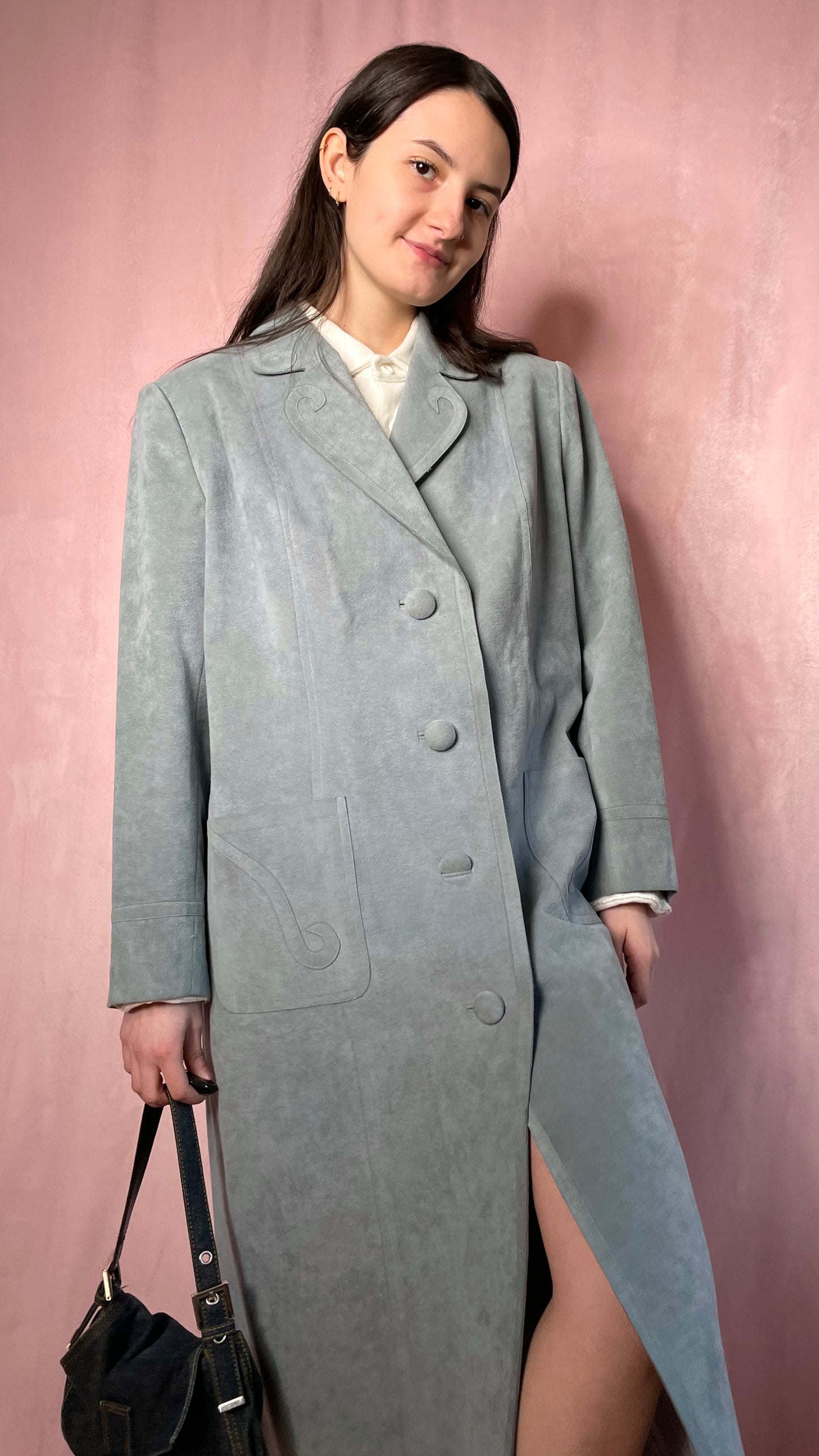 Long Suede Coat