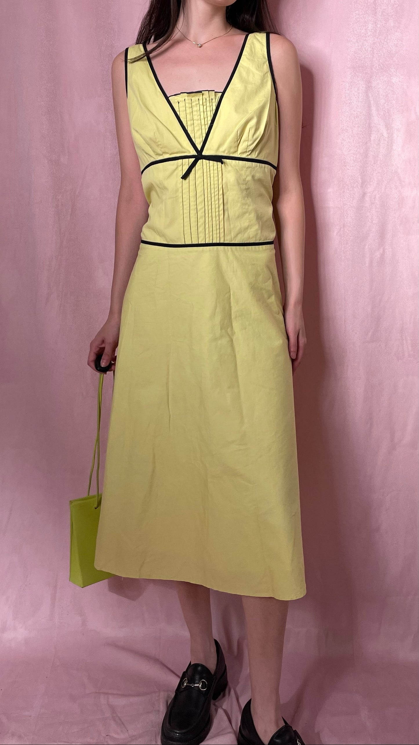 Yellow Midi Dress